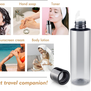 200ml Bouteille en plastique PET transparente Cylindre Shampooing Lotion Corps Lavage Cosmétique Conteneur Emballage Vietnam manufacture - Product Image 5