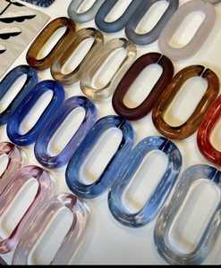 Adorable bandeja decorativa de resina Art Deco con cadena, precio mayorista competitivo para sala de estar en India - Product Image 5