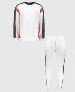 2025 Unisex Custom Logo One Stripe Breathable Cotton <b>Jogging</b> Tracksuit Men's Sport Sweatsuit Set for <b>Maternity</b> Plain Winter - Product Image 3