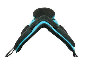 Sillín de caballo sintético de calidad superior Sillín de carrera de montaje completo sin árboles - Product Image 3