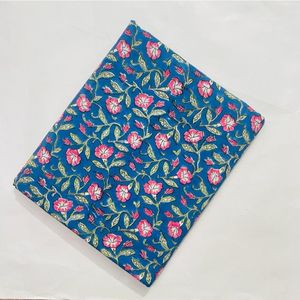 Tay Khối In Vải Nguyên Liệu Ăn Mặc Vải Bán Buôn Ấn Độ Handmade Bông Vải Jaipur Sanganeri - Product Image 4