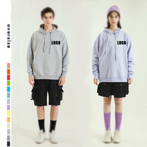 2025 última ropa deportiva recortada de Color sólido para ropa de mujer 100% algodón polar Jogger y pantalones de chándal sudaderas con capucha para mujer - Product Image 2