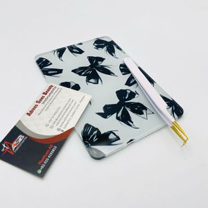 Azulejos de pestañas acrílicas con logotipo personalizado de lazo desnudo negro con imanes para pinzas Azulejos de pestañas con logotipo personalizado - Product Image 5