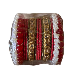 Derniers ensembles de Chudiyan de couleur élégante pour femmes de style unique Ensemble de bracelets de bonne qualité en verre de couleur unie - Product Image 1