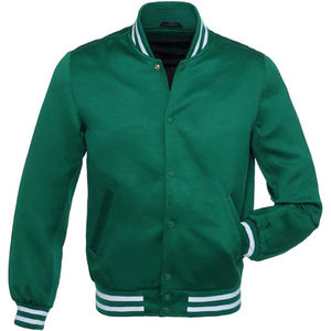 Chaqueta Varsity Morada de Satén para Hombre, Chaqueta Bomber Clásica de Béisbol con Botones a Presión, Ropa Exterior Personalizada al por Mayor - Product Image 5