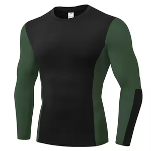 Men's Slimming Shirt Tummy <b>Vest</b> <b>Thermal</b> Compression Base Layer Slim Muscle <b>Long</b> <b>Sleeve</b> Undershirt - Product Image 4