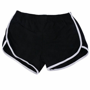 Men's Athletic Solid Print Cotton Gym Shorts Breathable Elastic Waist Sweat-Suit for Sports Fitness Casual Style Yoga Shorts - Product Image 4