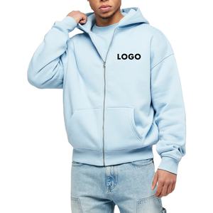 Sweat à capuche décontracté pour homme, idéal pour l'entraînement, avec ourlet incurvé, logo personnalisé sur le devant, doublure unie, col à capuche, pour le streetwear hivernal, service OEM - Product Image 2