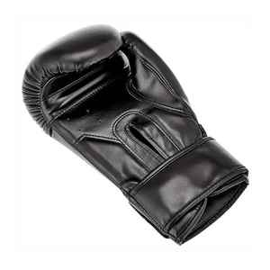 2024 meilleure qualité en gros en cuir Logo personnalisé gants de boxe fabricant gants d'entraînement couleur noir et gris - Product Image 2