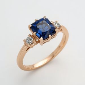 แหวนหมั้นทองคำแท้ 14K หรูหรา พร้อมเครื่องประดับชั้นดี |   ผู้ผลิตแหวนงานเลี้ยงทองรีไซเคิลที่ยั่งยืนในประเทศไทย - Product Image 1