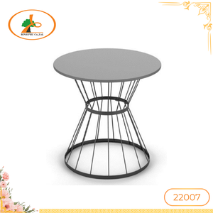 Table d'appoint moderne et légère en métal Mobilier minimaliste et durable pour petit espace pour une utilisation intérieure et extérieure pour la cour Villa Vietnam - Product Image 1
