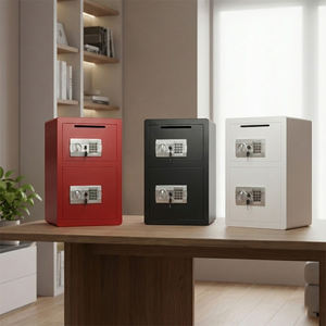 2026 स्टील वॉल्ट फ्रंट रोटरी लोडिंग कैश डिपोजिटरी सुरक्षा सुरक्षित बॉक्स ड्रॉप स्लॉट के साथ - Product Image 2