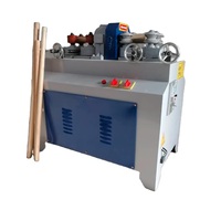 Pelle en bois et manche de brosse de bâton de balai faisant la machine