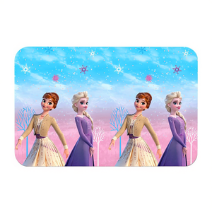 Nappe de table en plastique effet givré 1,2x1,8m pour décorations de fête, lot de 2 - Product Image 3