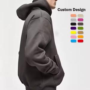 เสื้อฮู้ดขนแกะแบบสวมหัวสำหรับผู้ชายเสื้อสเวตเตอร์มีฮู้ดแบบสวมศีรษะใส่ได้ทั้งชายและหญิงเสื้อสเวตเชิ้ตมีฮู้ดโลโก้ออกแบบได้ตามต้องการ - Product Image 5