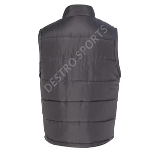Gilet bouffant sans manches fabriqué en usine prix de gros hiver gilet bouffant respirant haut tendance gilet à fermeture éclair vestes bouffantes - Product Image 6