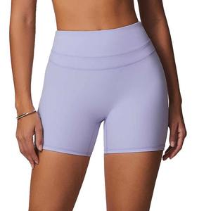 <b>Women</b> Skinny Shorts Set <b>Women</b> Casual Shorts Elegant Solid Fitness Workout Shorts Environmentally Friendly Material MS-SH-1420 - Product Image 3