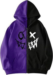 เสื้อฮู้ดแบบสวมหัวมีซิปสำหรับผู้ชายแฟชั่น2025กราฟิกแขนยาวแบบตะวันตก - Product Image 4