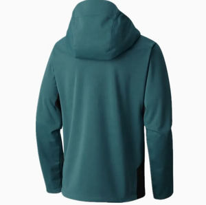 Veste softshell légère à capuche en toile pour homme, coupe-vent et imperméable, fermeture éclair intégrale - Veste bomber unisexe pour l'hiver - Product Image 2