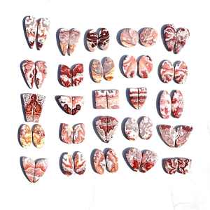 Natural Rosita Jasper Gemstone Par Lote Venta Al Por Mayor Cabujón Alta Calidad - Product Image 4