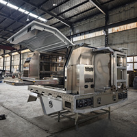 Structure de toit pour pick-up en alliage d'aluminium de luxe avec organisation interne et structure renforcée