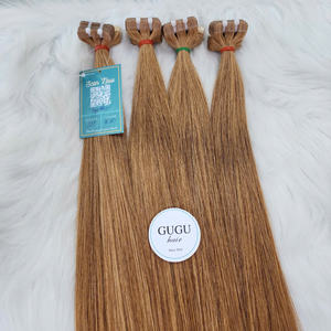 Extensiones de Cabello Adhesivas de Primera Calidad, 27 Colores, Extensiones de Cabello Virgen Vietnamita, Super Double Drawn, Longitud de 16 a 32 Pulgadas para Mujer - Product Image 3