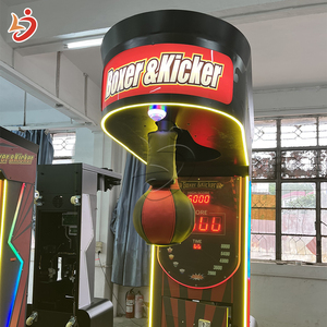 Liangjia Punch&Kick 2 Machine <span class=keywords><strong>de</strong></span> boxe d'arcade à monnayeur en métal, équipement <span class=keywords><strong>de</strong></span> salle <span class=keywords><strong>de</strong></span> jeux pour parc d'attractions, <span class=keywords><strong>prix</strong></span> usine, version anglaise - Product Image 4