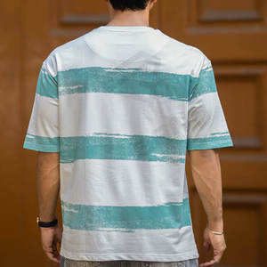 Camiseta de gran tamaño de peso pesado Vintage con logotipo de impresión personalizado de calidad superior para hombres con logotipo personalizado - Product Image 2