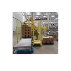 Maquinaria de paletizador industrial automático para cajas de plástico para uso superior en industrias de cosméticos y alimentos químicos-Envasado de líquidos - Product Image 5