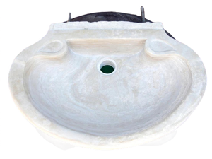 Lavabo de Mármol Tallado a Mano, Lavabo de Piedra Natural, Lavabo de Mármol Único para Baño - Product Image 2