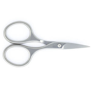 High Grade <b>Nail</b> Scissors Stainless Steel Cuticle Pedicure Beauty <b>Nail</b> Eyebrow Eyelash Straight Blade Scissor 3.5" - Product Image 1
