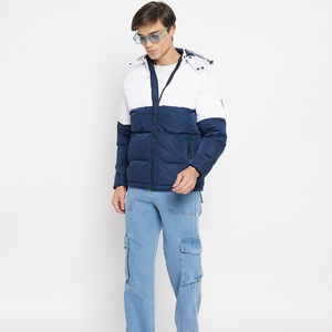Veste d'hiver en duvet de haute qualité pour hommes la plus vendue Veste d'hiver à capuche fantaisie complète pour hommes Service OEM - Product Image 6