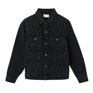 แจ็กเก็ตผ้าแคนวาสผู้หญิงสีดำล้วนมีสไตล์ผ้าฝ้ายระบายอากาศได้ดีโลโก้ด้านหน้า - Product Image 2