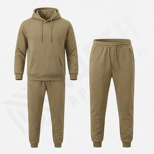 Conjunto Deportivo de Alta Calidad para Hombre, Diseño Personalizado, Ropa Deportiva Informal, Cómodo para Gimnasio, Correr, Fitness, Color Personalizado - Product Image 1