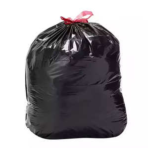 Bolsas de basura con cordón tipo cocina con cierre automático de buena calidad Bolsas de basura grandes con bolsas de basura con cordón Marca HM - Product Image 5