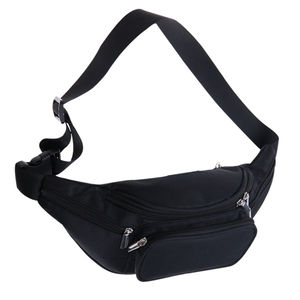 Sac banane antivol pour hommes et femmes Sac de taille en toile avec fermeture à glissière Sac à bandoulière motif bonbon pour la course et la randonnée - Product Image 4