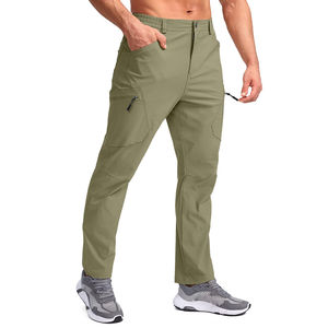 Pantalons softshell pour hommes de qualité supérieure directement en usine vente en gros OEM pantalon de randonnée extérieur imperméable et coupe-vent avec logo personnalisé - Product Image 6