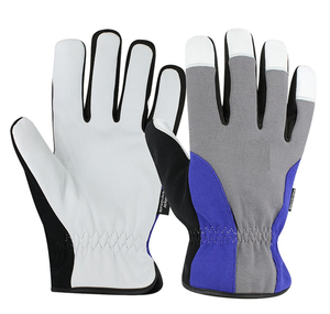 Guantes mecánicos de cuero Guantes DE TRABAJO mecánicos Piel de cabra de grano anticorte - Product Image 4