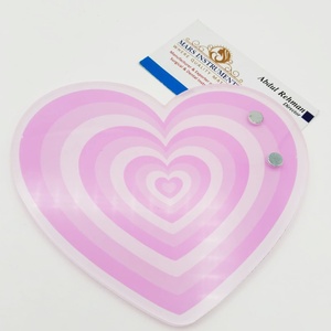 Tejas profesionales de acero inoxidable para pestañas, pinzas para extensiones de pestañas en forma de corazón, agarre duradero y fino - Product Image 3