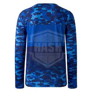 Camisa de Pesca de Manga Larga para Hombre, Talla Grande, Transpirable, con Protección UV y Bolsillo, Personalizable - Product Image 2