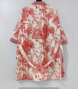 High Quality Cotton Quilted Kimono <b>Robe</b>, Women <b>Beach</b> Cover up Bath <b>Robe</b> for Unisex - Product Image 4