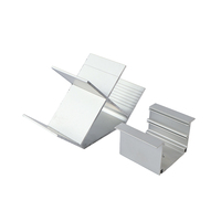 Profilés en alliage d'aluminium de la série 6000 de haute précision, sur mesure, pour l'éclairage, pliage et soudage, dissipation thermique, installation facile