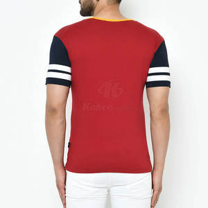 T-shirt à manches courtes pour hommes 100% coton Design Slim Fit personnalisé de haute qualité Dernière arrivée - Product Image 2