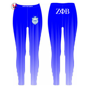 Zeta Phi Beta Leggings de moda personalizados Ropa deportiva Premium Gym Leggings para mujer Fitness Peach-knead Butt Leggings - Product Image 5