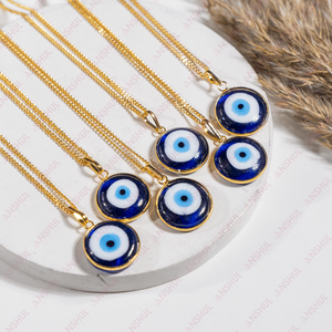 Colgante de Ojo Turco en Forma de Estrella de Grado AAA Premium, Cadena con Cristal Natural Curativo, Joyería de Meditación, Moda, Mejor Precio - Product Image 5
