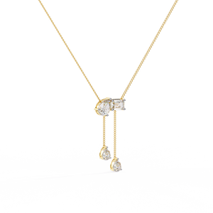 Collier en or 18 carats avec diamant de laboratoire pour filles - Product Image 6