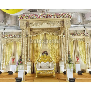 พิธีแต่งงานแบบปอรูวาของศรีลังกา ซุ้มแต่งงานแบบอินเดียสมัยใหม่และแบบดั้งเดิม ของตกแต่งซุ้มแต่งงานกานา ของตกแต่งซุ้มแต่งงานสหรัฐอเมริกา - Product Image 1