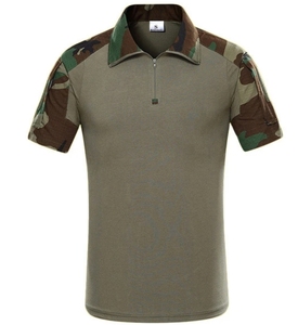 Polo à Manches Courtes Respirant à Séchage Rapide pour Homme Couleur Unie Chemise Slim Fit Sports de Plein Air Randonnée Golf Tenue Décontractée Printemps/Automne - Product Image 6