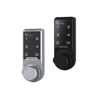 Serrure électronique de porte de placard avec poignée de conception nouvelle, WT-M-1603C, code PIN, serrure électronique à came