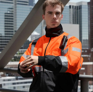 Chaqueta DE SEGURIDAD reflectante impermeable para el trabajo chaqueta de seguridad baja Moq alta calidad a prueba de viento cálida chaqueta de protección de seguridad - Product Image 2